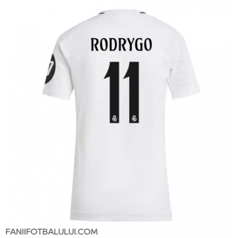Real Madrid Rodrygo Goes #11 Tricou Fotbal Replică 2024-25 Femei Acasa